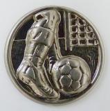 Fotbal MINI emblém A41 č.1-stříbrný