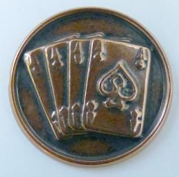 Karty MINI emblém A41è.30-bronz