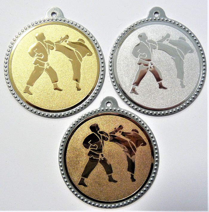 Karate medaile D75-78 - zvìtšit obrázek