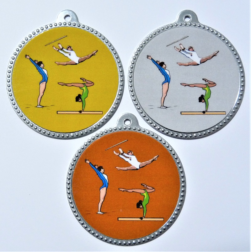 Gymnastky medaile D75-L301 - zvìtšit obrázek